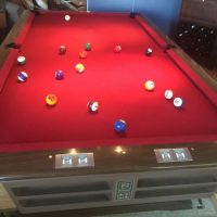 8ft Brunswick Pool Table With Custom Ping Pong Table Top